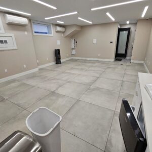 Lux Office space for rent! High ceiling basement, 16/40s, 1 private room, huge open space, full bathroom and kitchenette Area!  $2600 Included All utilities