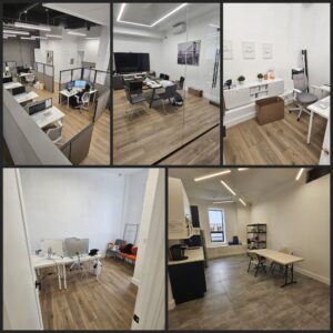 Office Space Available for rent! 16/63 2nd floor Recently renovated Beautiful Condition 1800 sqft Large Open Space Few Private rooms 3 bathrooms Shared Conference & kitchen area $4000