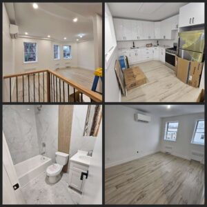 3 Bedroom Apartment for rent! Dahill /40S, Brand new Construction 2nd floor, Top floor, Private Entrance 1100 Sq ft, 1.5 bathrooms $4200 Sec8 ok