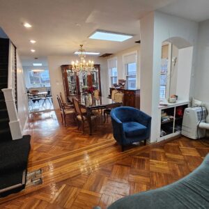 Single Family for sale! 17/ Mid 40s, Lot 22 by 100, Build 17 by 60/46  2 floors & basement Semi Attached, Shared parking. Needs upgrades, taxes 9k.  $2.425m